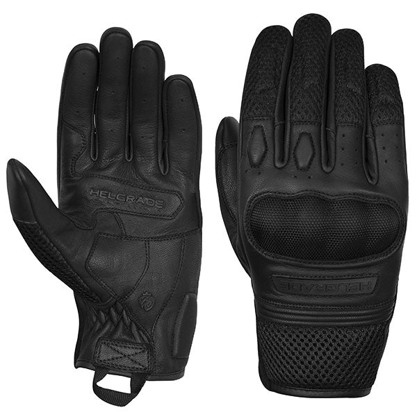 HELGRADE MEN'S HENDRIX LEATHER/MESH GLOVES