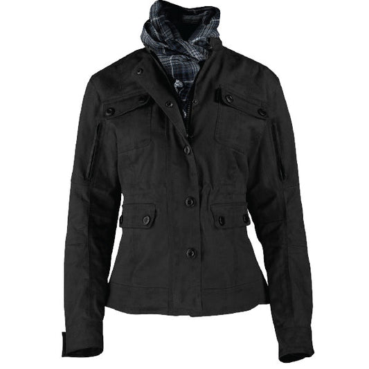 JOE ROCKET WOMEN'S LUNA WAXED CANVAS JACKET